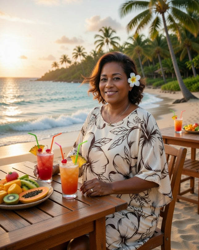 MOCCA MINI ROUND NECK SHORT SLEEVE DRESS