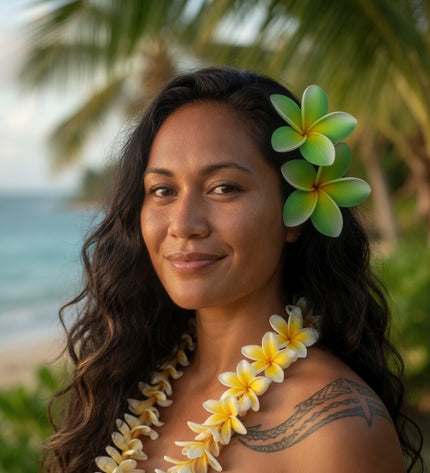 Tropical Foam Flower - Island Beauty Accessory