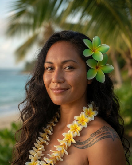 Tropical Foam Flower - Island Beauty Accessory