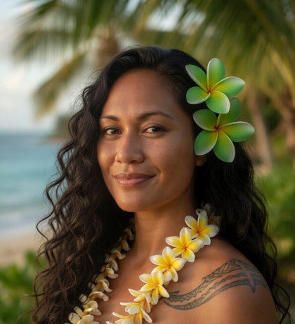Tropical Foam Flower - Island Beauty Accessory
