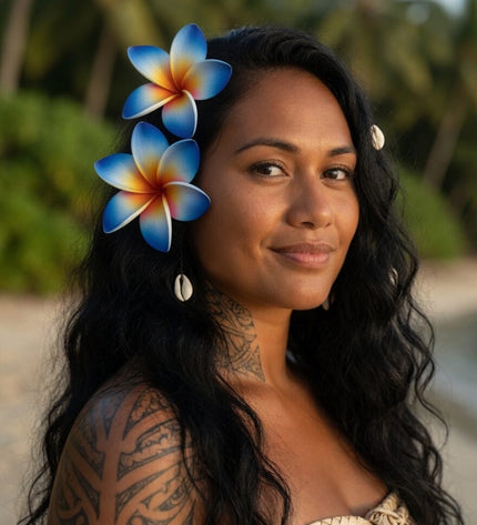 Tropical Foam Flower - Island Beauty Accessory