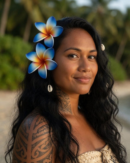 Tropical Foam Flower - Island Beauty Accessory