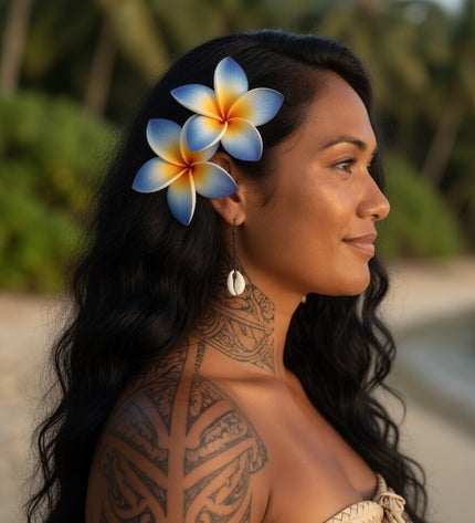 Tropical Foam Flower - Island Beauty Accessory