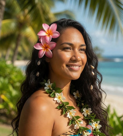 Tropical Foam Flower - Island Beauty Accessory