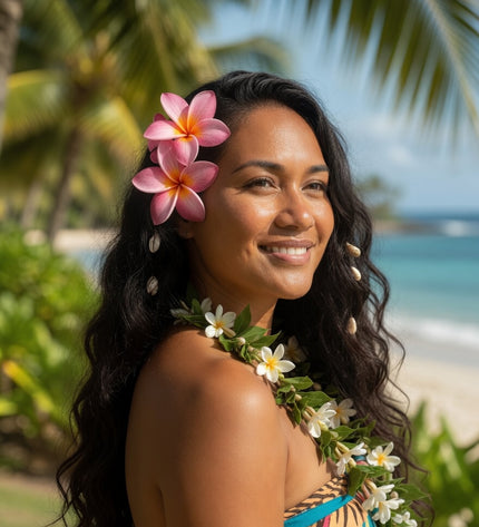 Tropical Foam Flower - Island Beauty Accessory