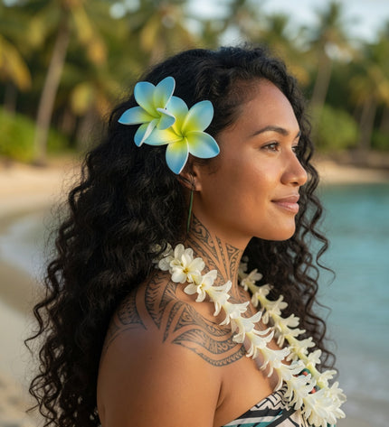 Tropical Foam Flower - Island Beauty Accessory