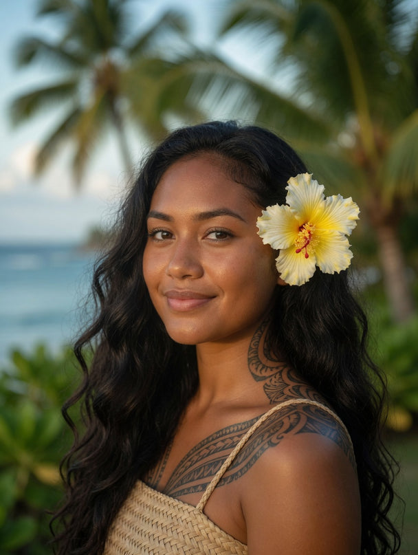 Hibiscus Foam Flower - Bold Tropical Beauty
