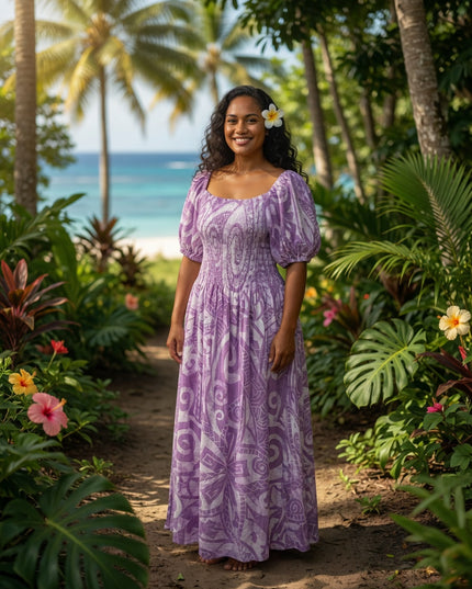 Island Elegance Rayon Maxi Dress - Effortless Beauty for Every Occasion