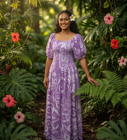 Island Elegance Rayon Maxi Dress - Effortless Beauty for Every Occasion