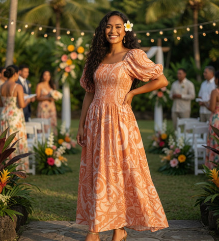 Island Elegance Rayon Maxi Dress - Effortless Beauty for Every Occasion