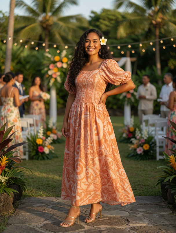 Island Elegance Rayon Maxi Dress - Effortless Beauty for Every Occasion