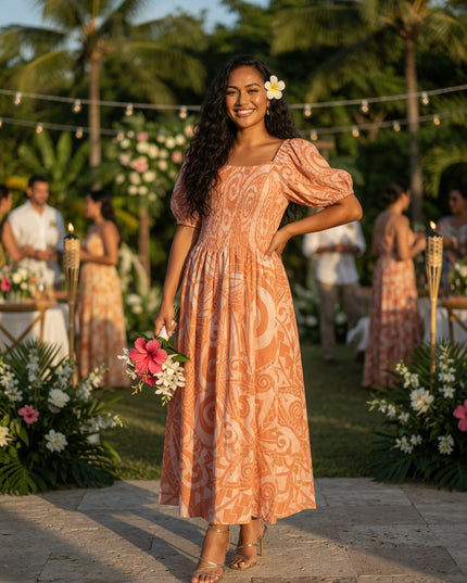 Island Elegance Rayon Maxi Dress - Effortless Beauty for Every Occasion