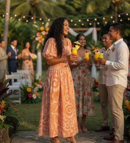 Island Elegance Rayon Maxi Dress - Effortless Beauty for Every Occasion