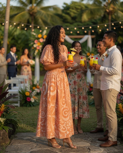 Island Elegance Rayon Maxi Dress - Effortless Beauty for Every Occasion