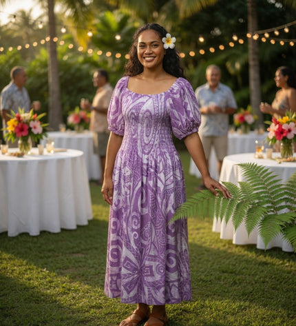 Island Elegance Rayon Maxi Dress - Effortless Beauty for Every Occasion
