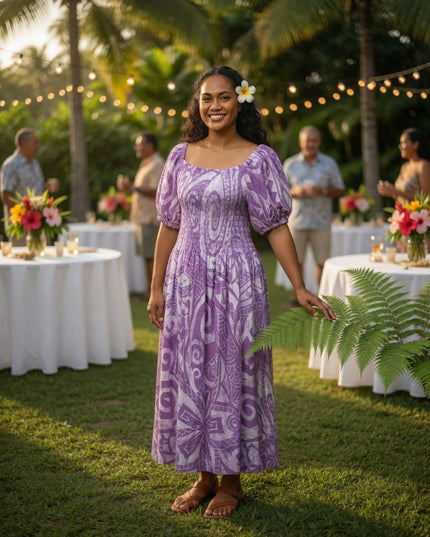 Island Elegance Rayon Maxi Dress - Effortless Beauty for Every Occasion