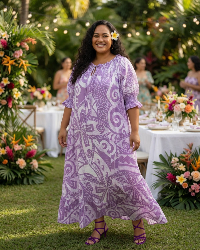 Island Breeze Rayon Maxi Dress - Flowy, Feminine & Effortlessly Chic