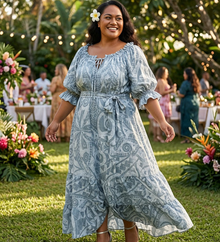 Island Breeze Plus Size Premium Rayon Maxi Dress