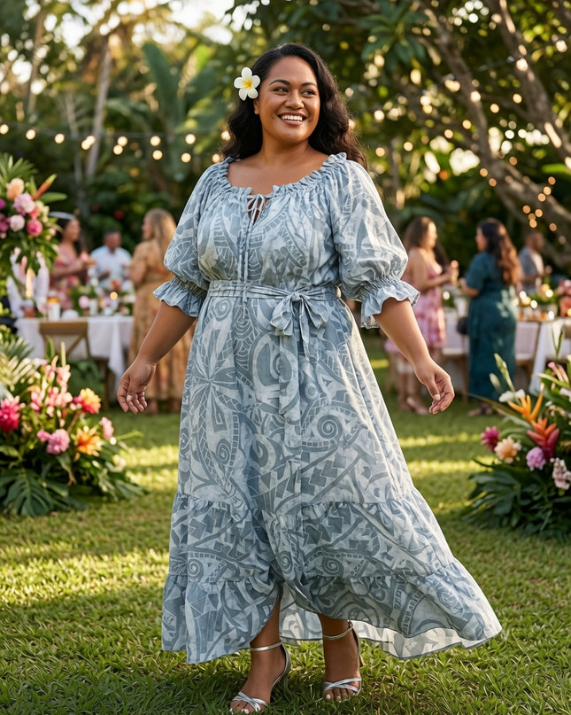 Island Breeze Plus Size Premium Rayon Maxi Dress
