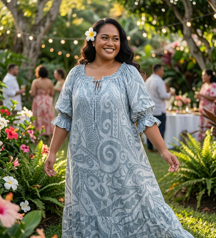 Island Breeze Plus Size Premium Rayon Maxi Dress