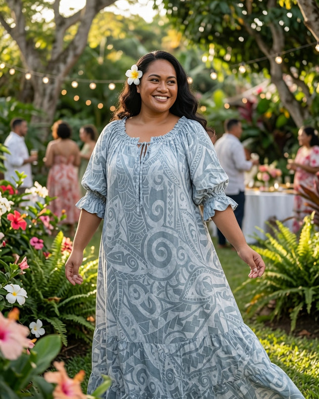 Island Breeze Plus Size Premium Rayon Maxi Dress