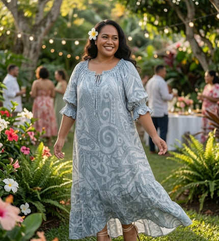 Island Breeze Plus Size Premium Rayon Maxi Dress