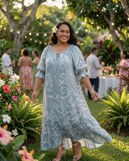 Island Breeze Plus Size Premium Rayon Maxi Dress