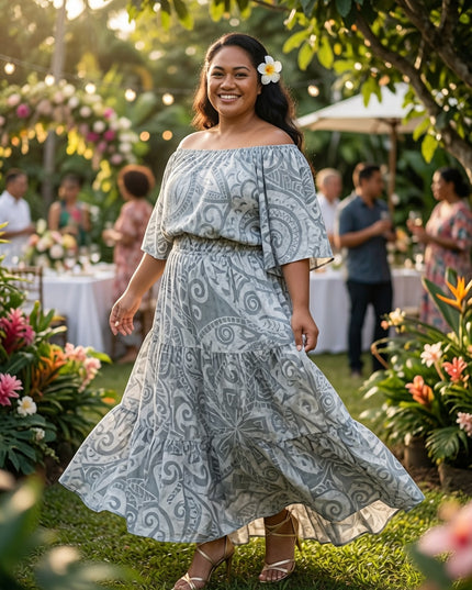 Island Luxe Rayon Top & Matching Skirt Set