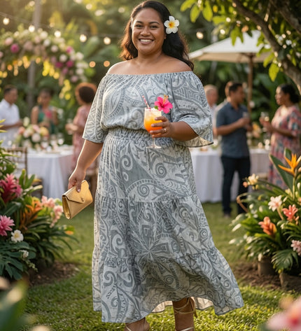 Island Luxe Rayon Top & Matching Skirt Set