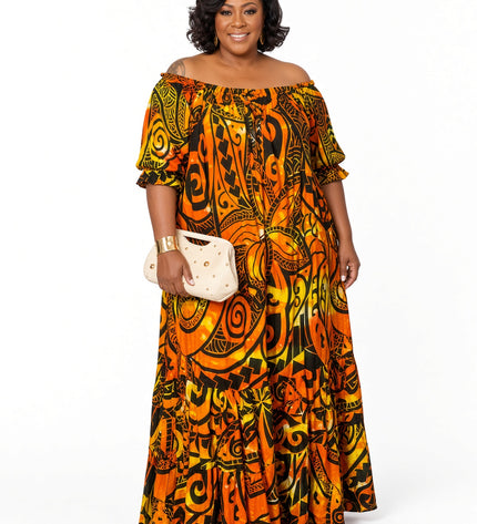 Sahara Sunset Maxi Dress