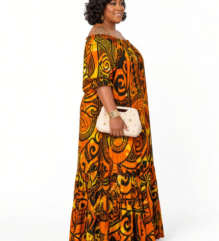 Sahara Sunset Maxi Dress