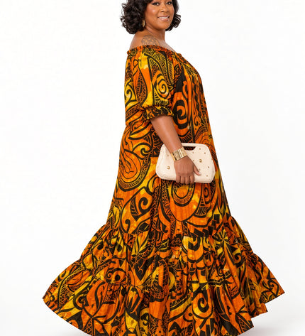 Sahara Sunset Maxi Dress