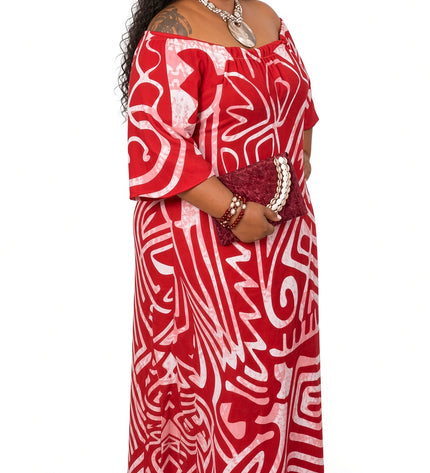 Scarlet Tribal Maxi Dress