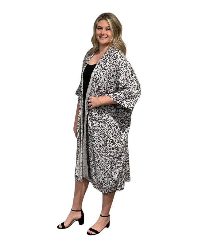 Rayon Printed Kimono