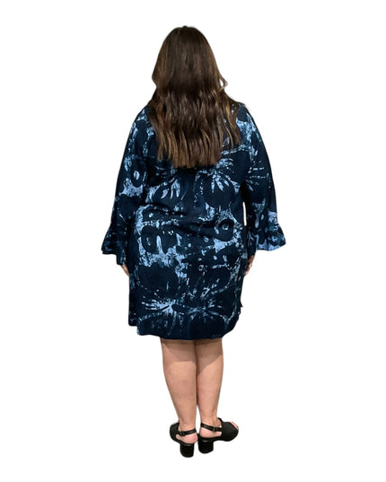 Stone wash drawstring kaftan