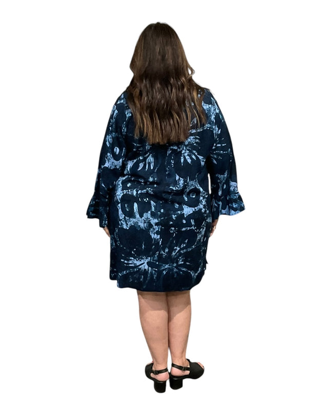 Stone wash drawstring kaftan