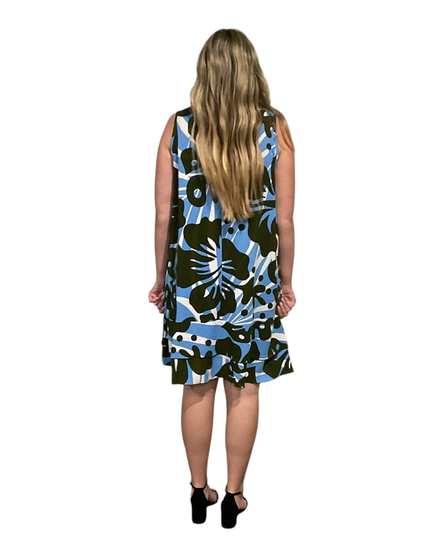 Hibiscus Short Sleeve Dress