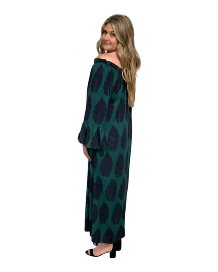 Off-Shoulder Rayon Maxi Dress