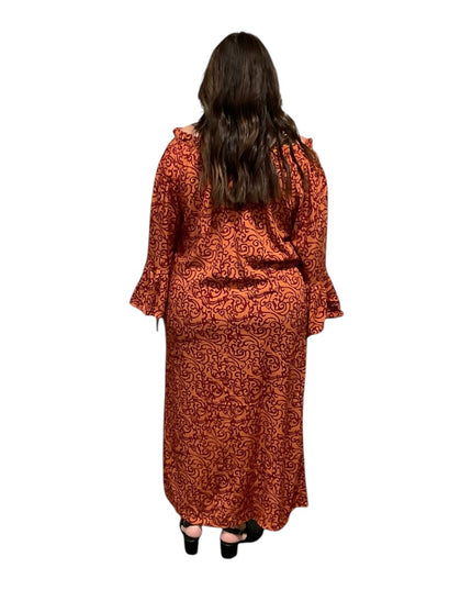 Geometric maxi dress