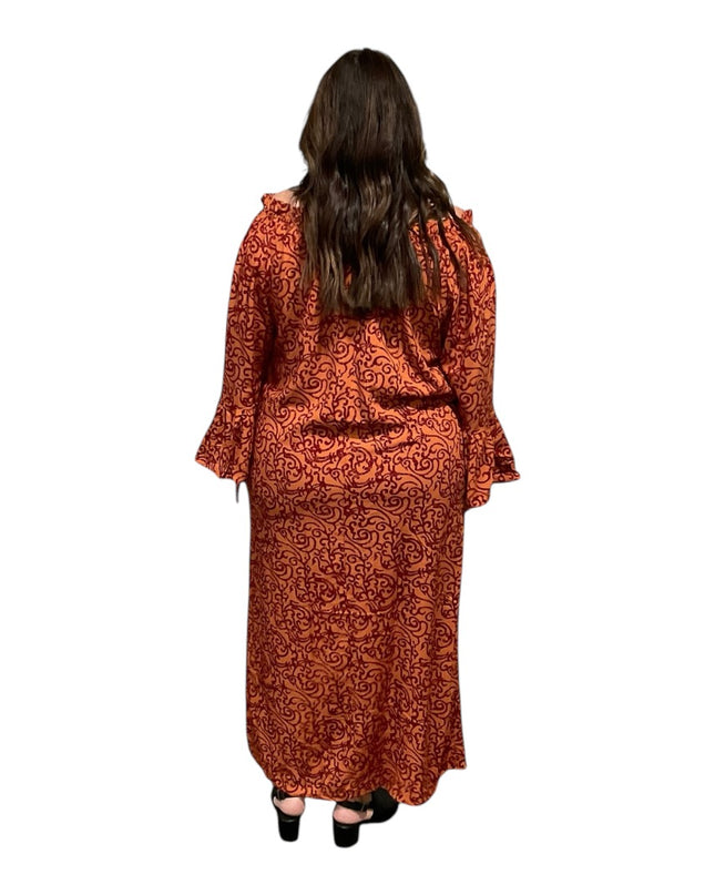 Geometric maxi dress