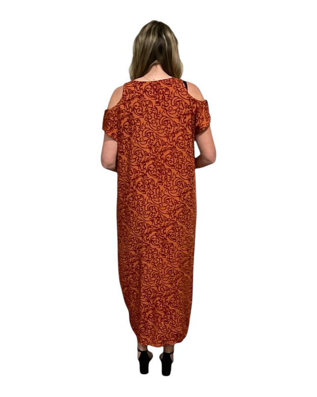 Cold Shoulder Rayon Dress