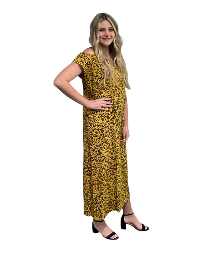 Cold Shoulder Rayon Dress