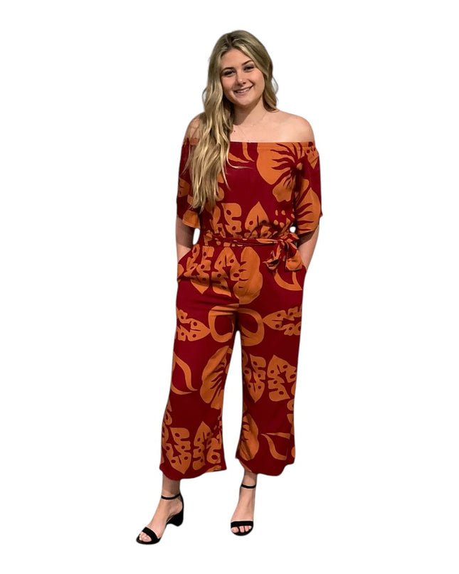 OFF THE SHOULDER JUMPSUIT