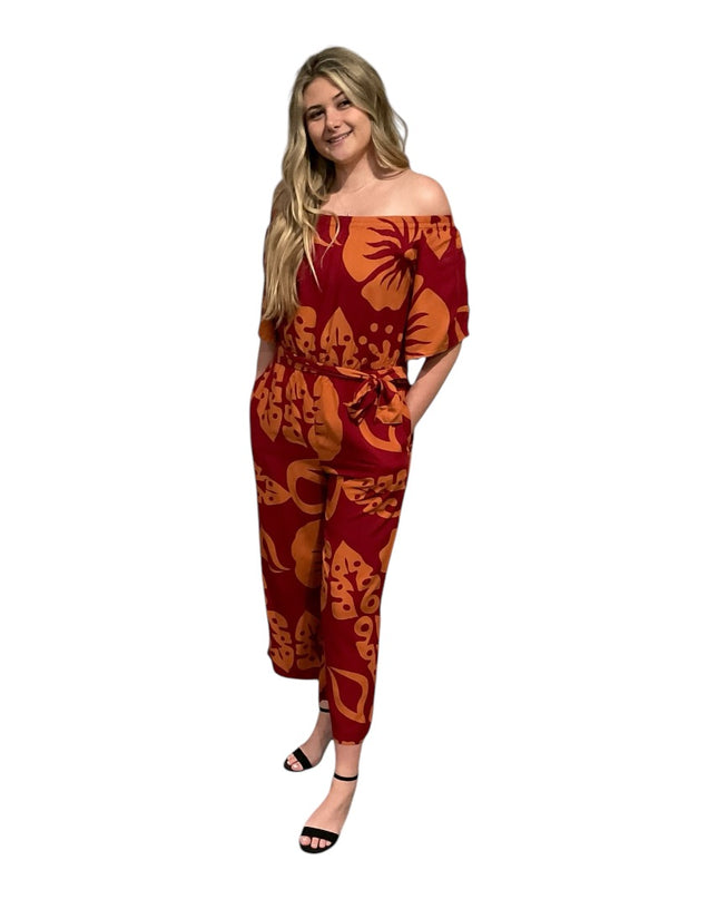 OFF THE SHOULDER JUMPSUIT