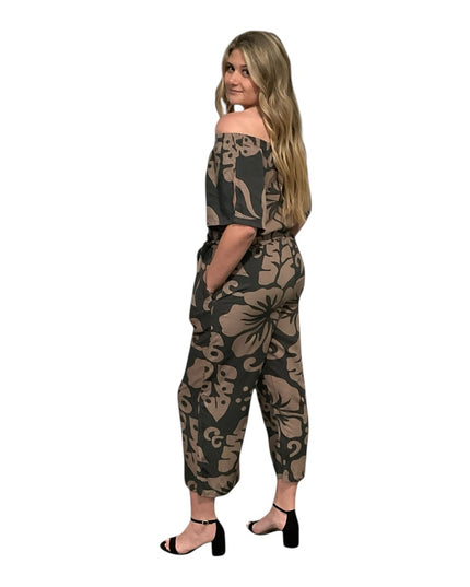 OFF THE SHOULDER JUMPSUIT