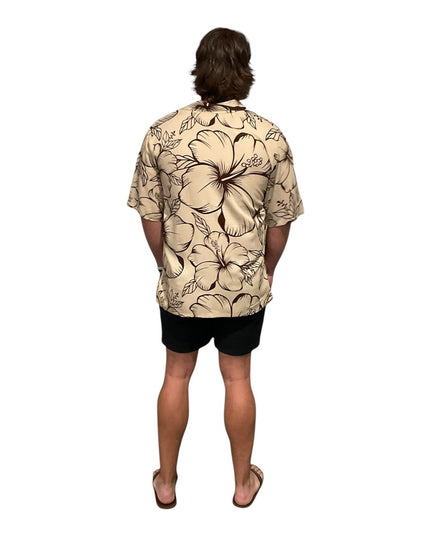 HIBISCUS PRINT MEN'S SHIRT