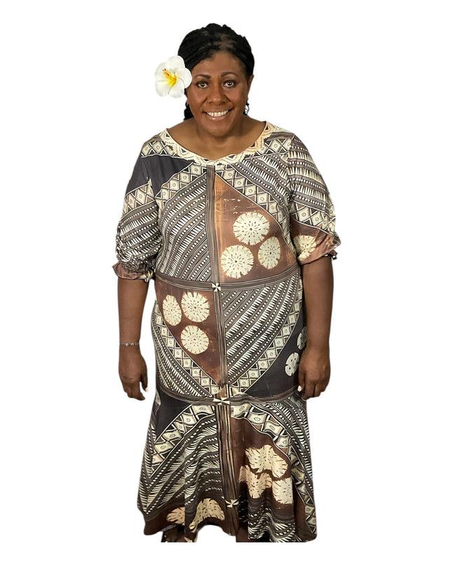 Masi Print long dress