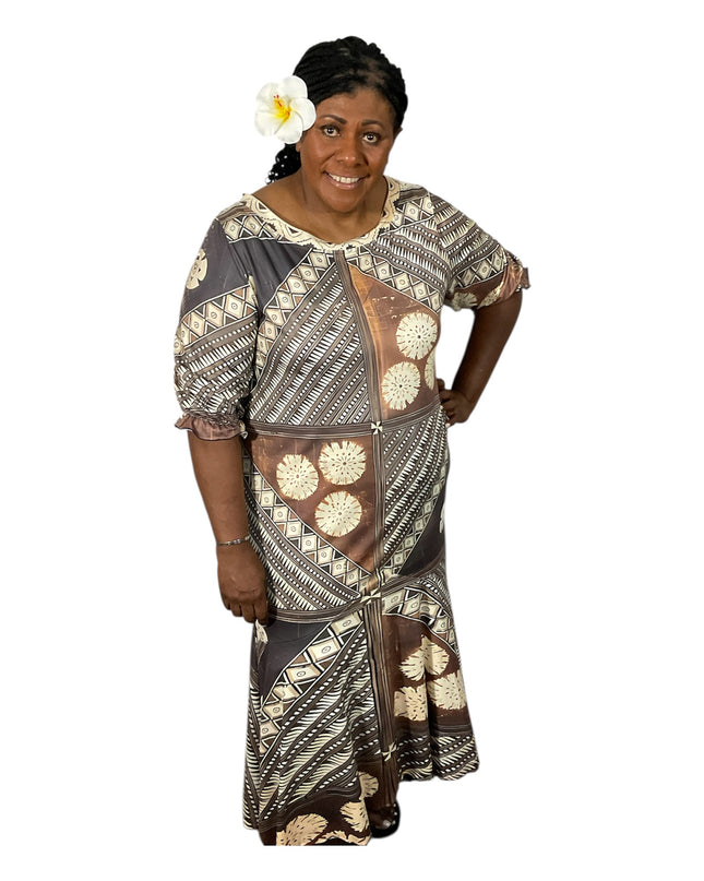 Masi Print long dress