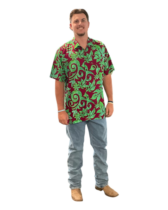 Rayon Men's Island Shirt -Bold & Relaxed