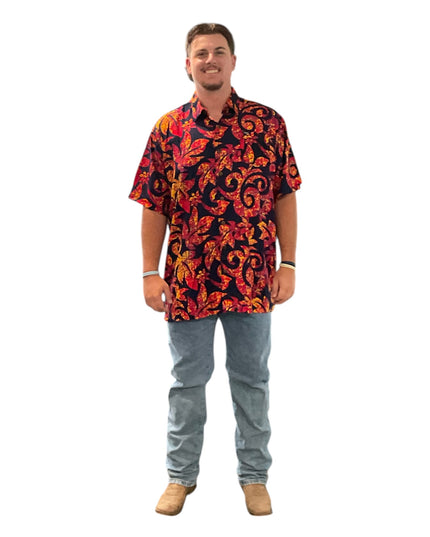 Rayon Men's Island Shirt -Bold & Relaxed